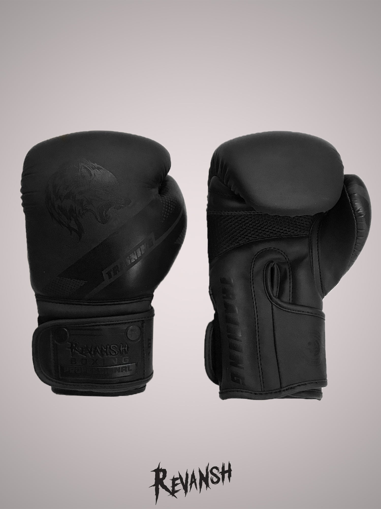 Boxing gloves REVANSH NEO, Black-Black