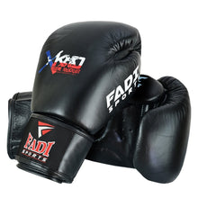 Fadi Sports Xtreme Knockout Muay Thai Boxing Gloves - Genuine Leather, Black & White - Fadi Sports