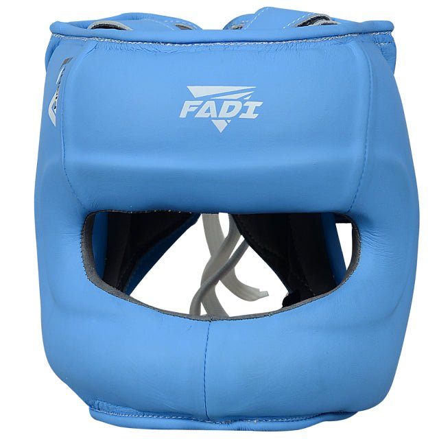 FADI | HEAD GUARD | AUTHENTIC | WITH PROTECTIVE BAR | MADE OF COWHIDE LEATHER - Fadi Sports