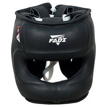 FADI | HEAD GUARD | AUTHENTIC | WITH PROTECTIVE BAR | MADE OF COWHIDE LEATHER - Fadi Sports